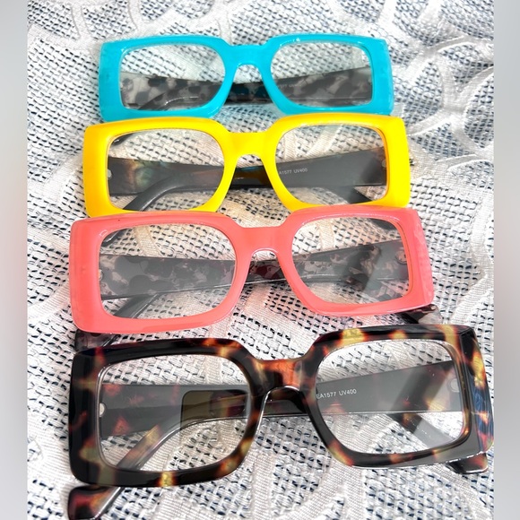 WOMEN SEXY SASSY BROWN SLIP ON EYE GLASSES - Picture 6 of 6